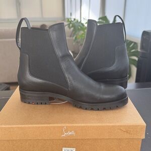 Christian Louboutin black booties